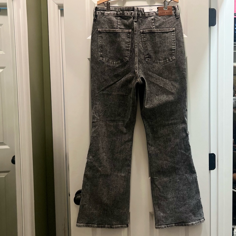 NWT Judy Blue High Waist Western Side Seam & Coin Pocket Bootcut Denim Jeans - Picture 15 of 16